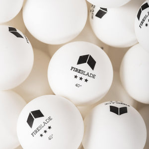 Three-star table tennis balls | 12 pack - Fireblade