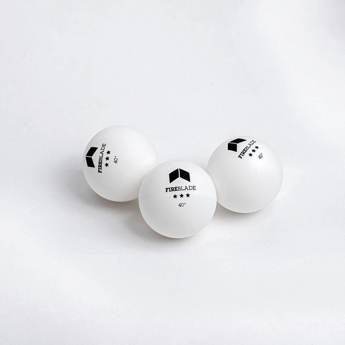 Three-star table tennis balls | 12 pack - Fireblade