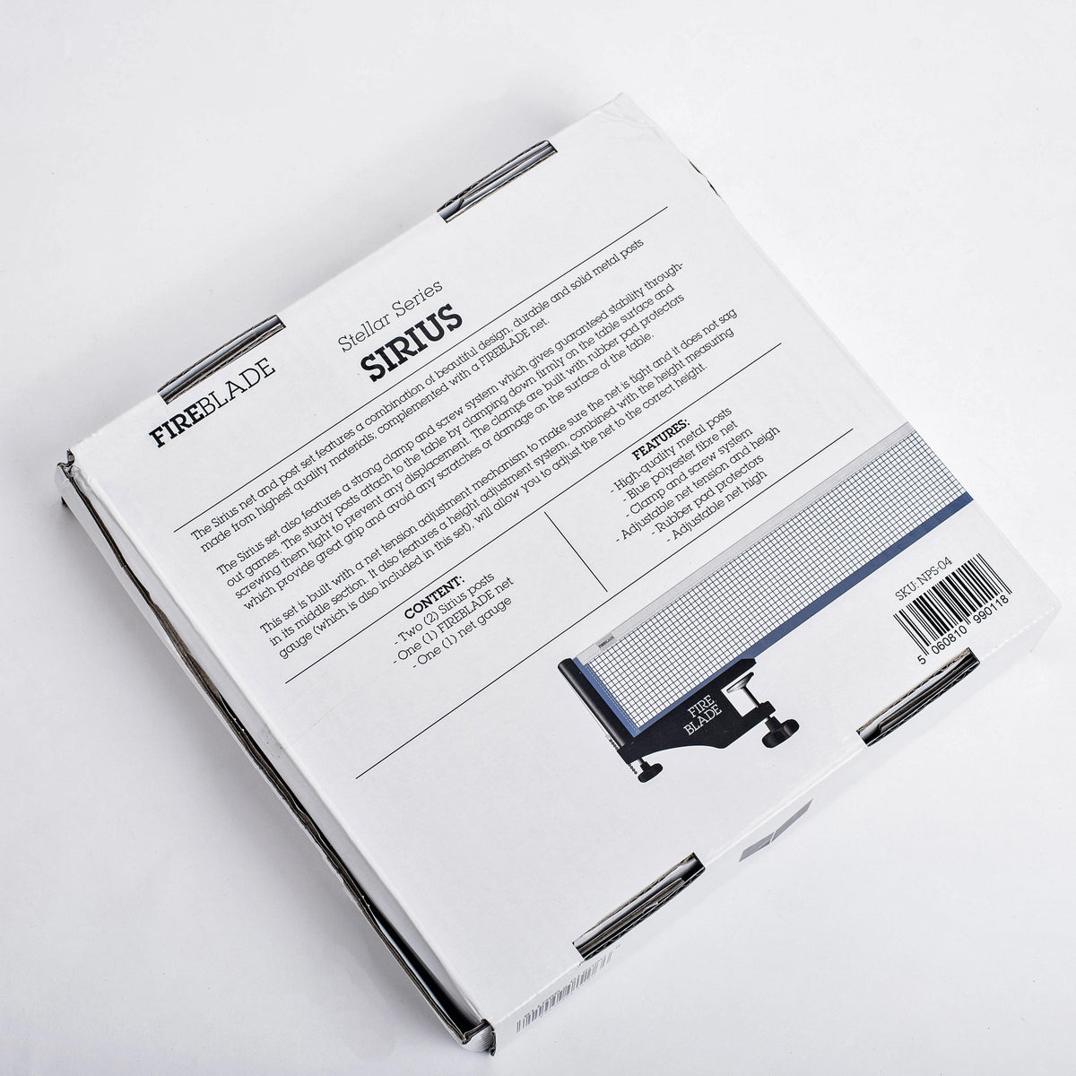 table tennis net and post set