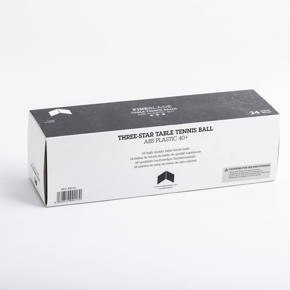 Three-star table tennis balls | 24 pack - Fireblade